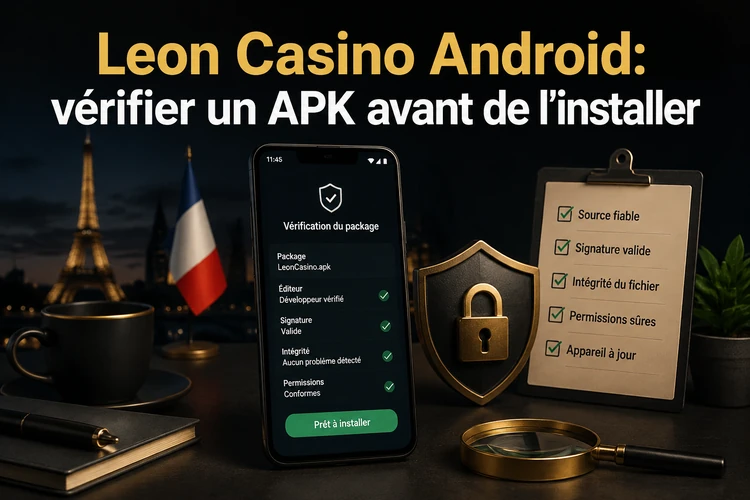Leon Casino Android: vérifier un APK avant de l’installer
