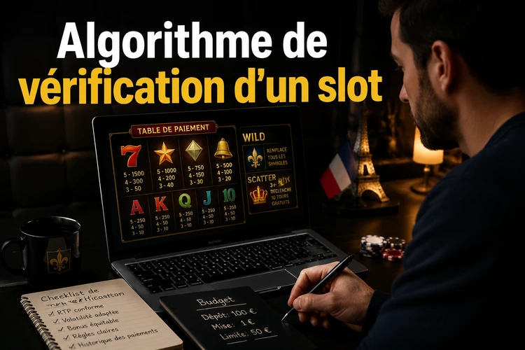 Algorithme de vérification d'un slot