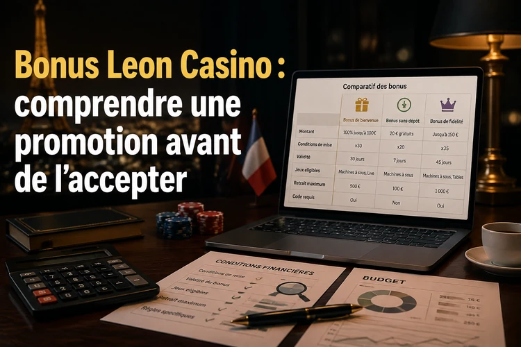 Bonus Leon Casino: comprendre une promotion avant de l’accepter