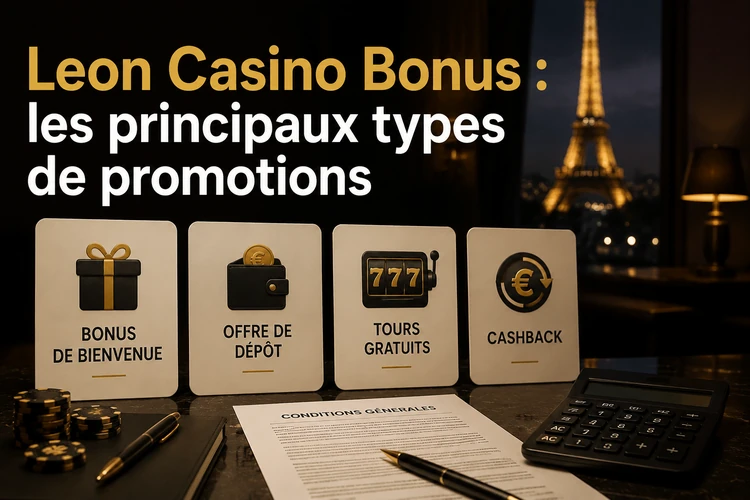Leon Casino Bonus: les principaux types de promotions