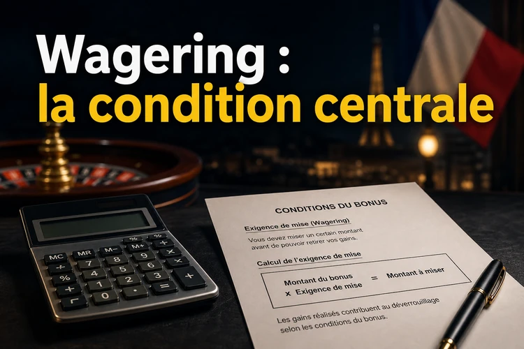 Wagering: la condition centrale