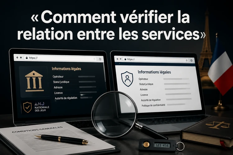 Comment vérifier la relation entre les services