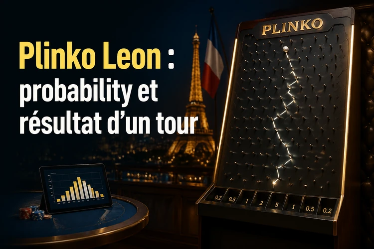 Plinko Leon: probability et résultat d’un tour