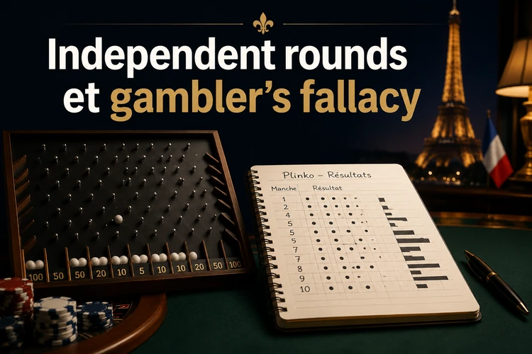 Independent rounds et gambler’s fallacy