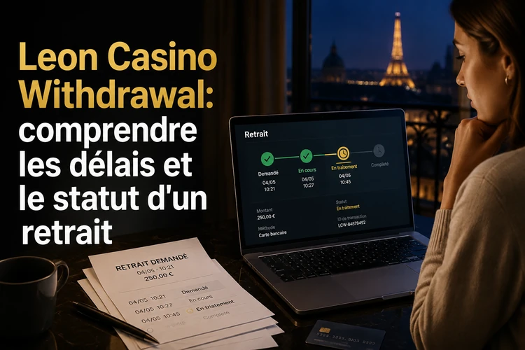 Leon Casino Withdrawal: comprendre les délais et le statut d'un retrait